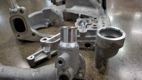 BBI Porsche 996 Turbo GT2 GT3 Billet Coolant Welding Service