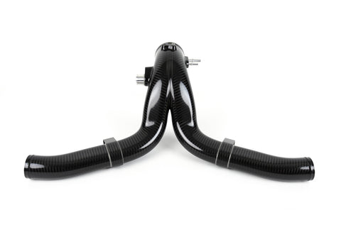 IPD Porsche 991.1 Turbo Non-S/S Carbon High Flow Y-Pipe (‘13-’16)