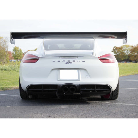 Verus Engineering Carbon Rear Diffuser - Porsche 981 Cayman