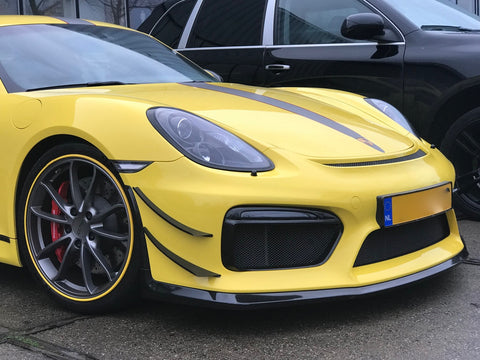 Verus Engineering Dive Plane Kit, Dual Elements - Porsche 981 GT4