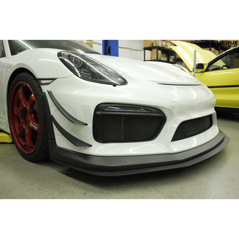 Verus Engineering Front Splitter Kit - Porsche 981 GT4 Cayman