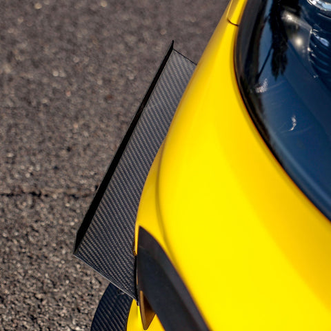 SR DRY CARBON FIBER PRO DIVE PLANE  [PORSCHE 718 CAYMAN GT4 RS]