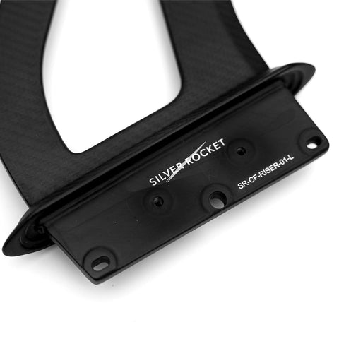 SR GT4 RS DRY CARBON FIBER 3-INCH WING RISER [PORSCHE 718 Cayman GT4 RS]