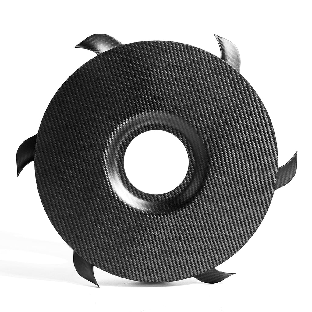 SR DRY CARBON FIBER TURBOFAN AERODISC PRO (for Aluminum FRONT Rims) [PORSCHE 718 GT4 RS]