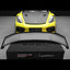 SR GT4 CLUBSPORT FLEX-CARBON SWAN NECK WING V2.0 [PORSCHE 718 Cayman GT4 RS/ClubSport]