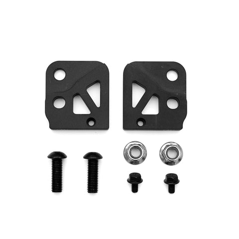 SR PORSCHE LWB SEAT ANGLE ADJUSTER - TC4 TITANIUM [PORSCHE 992.1 GT3/RS]