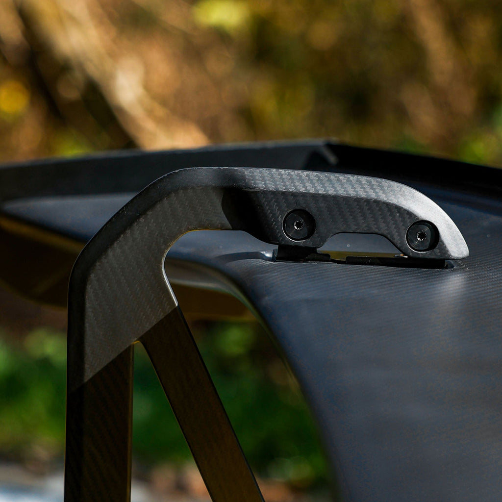 SR GT4 RS DRY CARBON FIBER 3-INCH WING RISER [PORSCHE 718 Cayman GT4 RS]