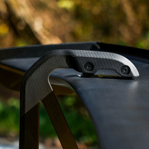 SR GT4 RS DRY CARBON FIBER 3-INCH WING RISER [PORSCHE 718 Cayman GT4 RS]