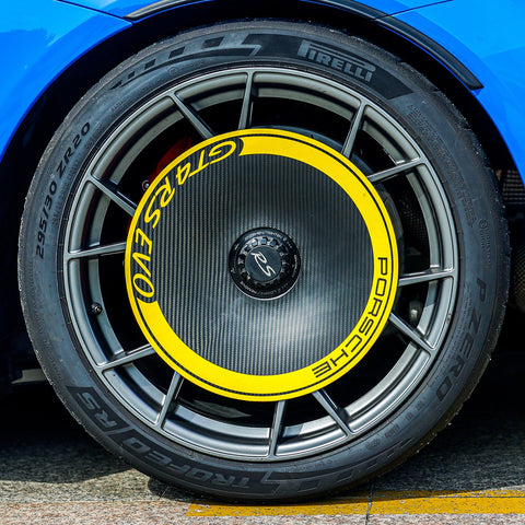 SR DRY CARBON FIBER R-HR AERODISC (for Magnesium REAR Rims) [PORSCHE 718 GT4 RS]