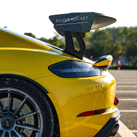 SR GT4 CLUBSPORT FLEX-CARBON SWAN NECK WING V2.0 [PORSCHE 718 Cayman GT4 RS/ClubSport]