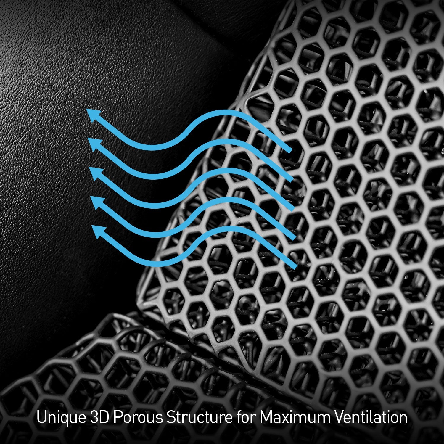 SR 3D AIR-COOLED POROUS SEAT INSERT FOR PORSCHE LWB SEAT V2.0 [PORSCHE 991 / 992 / GT3 / RS, 981 / 718 / GT4 / RS]