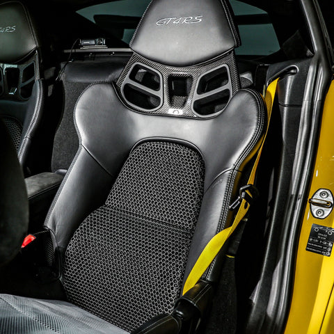 SR 3D AIR-COOLED POROUS SEAT INSERT FOR PORSCHE LWB SEAT V2.0 [PORSCHE 991 / 992 / GT3 / RS, 981 / 718 / GT4 / RS]