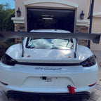 SR GT4 3-INCH SWAN NECK WING RISER - OEM 2017 ALUMINIUM [PORSCHE 718 GT4 / 981 GT4]