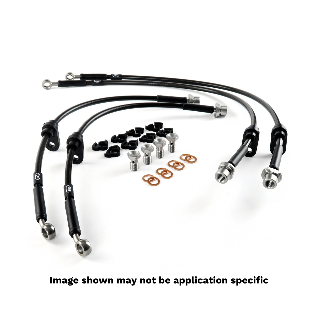 HEL Performance Brake Lines for Porsche Cayman S 718 2017-, Stainless Steel Braided