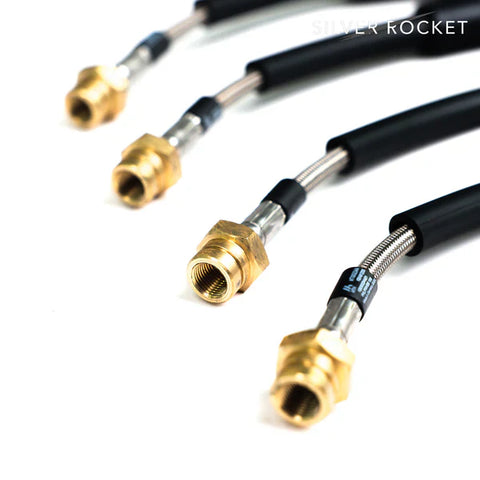 GT4 RS BRAIDED BRAKE LINE SET FRONT&BACK [MANTHEY RACING]