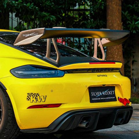 SR DRS-1 FLEX-CARBON SWAN NECK WING [PORSCHE 718/GT4/RS]