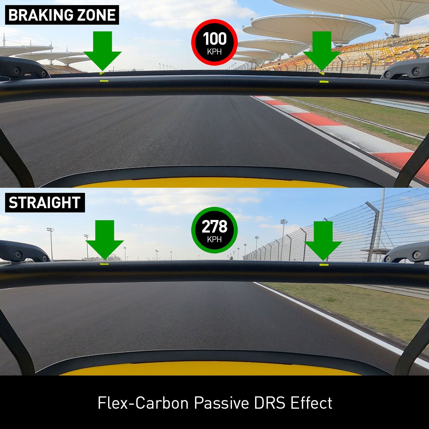 SR DRS-1 FLEX-CARBON SWAN NECK WING [PORSCHE 718/GT4/RS]