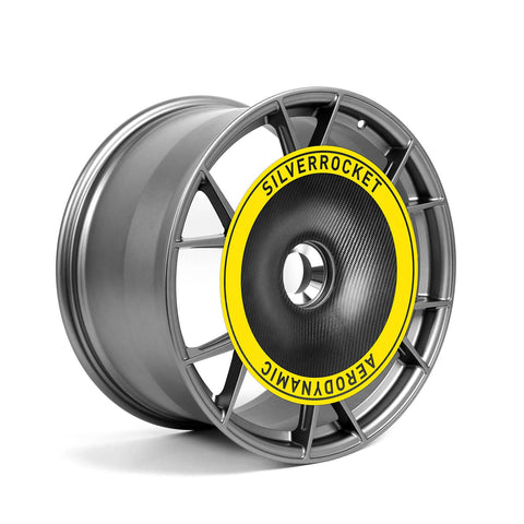 SR DRY CARBON FIBER R-HR AERODISC (for Aluminum REAR Rims) [PORSCHE 718 GT4 RS]