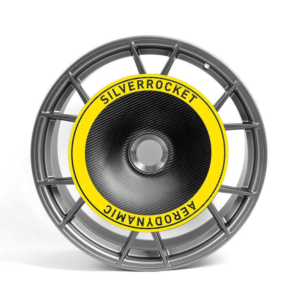 SR DRY CARBON FIBER R-HR AERODISC (for Aluminum REAR Rims) [PORSCHE 718 GT4 RS]