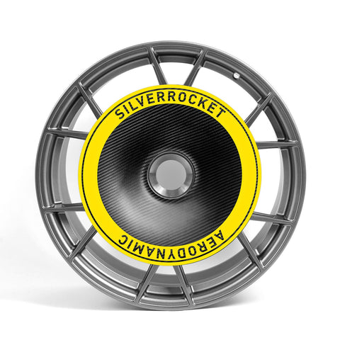 SR DRY CARBON FIBER R-HR AERODISC (for Aluminum REAR Rims) [PORSCHE 718 GT4 RS]