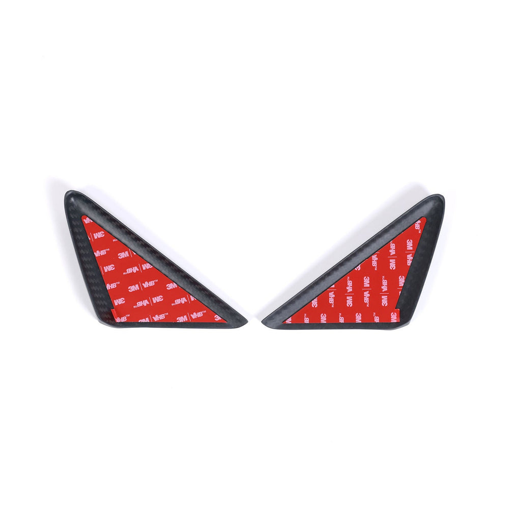 SR DRY CARBON FIBER ANTI WIND BUFFETING KIT (LEFT&RIGHT) [PORSCHE 718 Cayman GT4 RS]