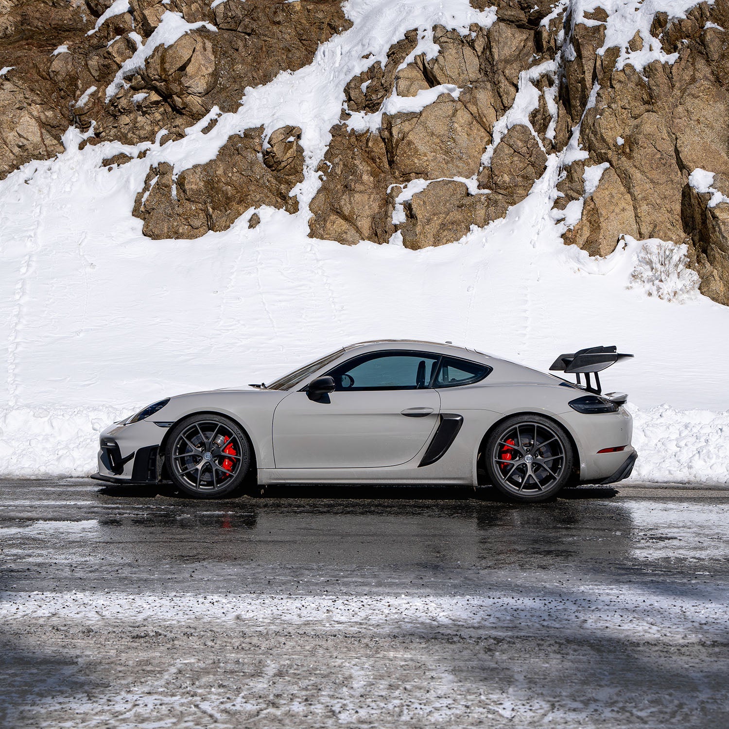 SR DRS-1 FLEX-CARBON SWAN NECK WING [PORSCHE 718/GT4/RS]