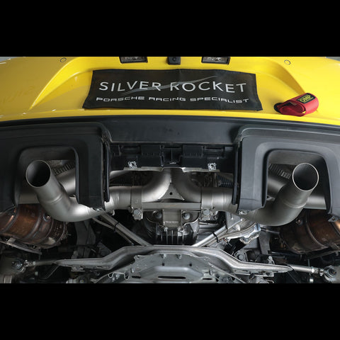 SR 3200G ONE-PIECE-TITANIUM ULTRALIGHT RACE PIPE FOR PORSCHE GT4 RS [PORSCHE 718 GT4 RS/Spyder, GT4 RS Clubsport/Leichtbau]