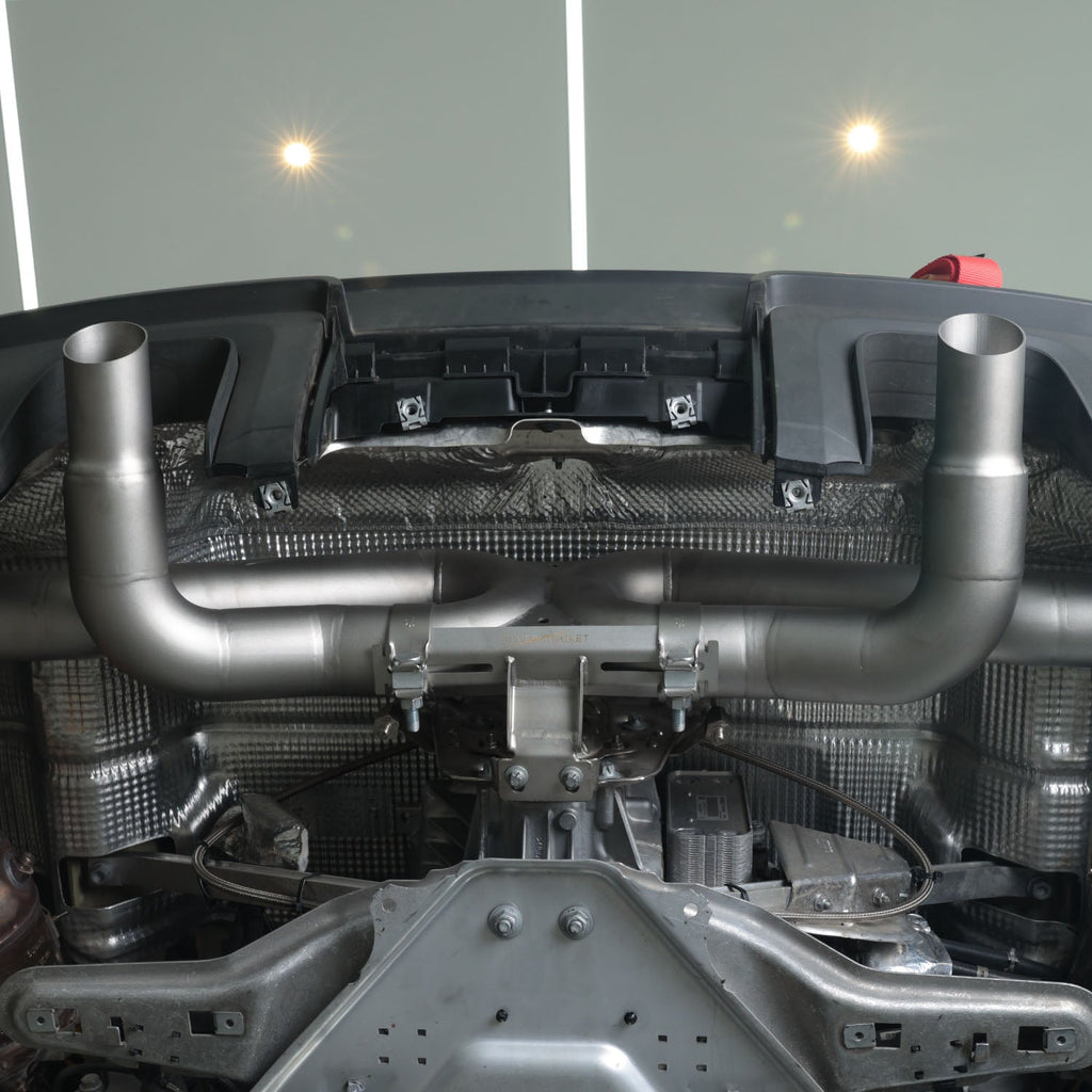 SR 3200G ONE-PIECE-TITANIUM ULTRALIGHT RACE PIPE FOR PORSCHE GT4 RS [PORSCHE 718 GT4 RS/Spyder, GT4 RS Clubsport/Leichtbau]