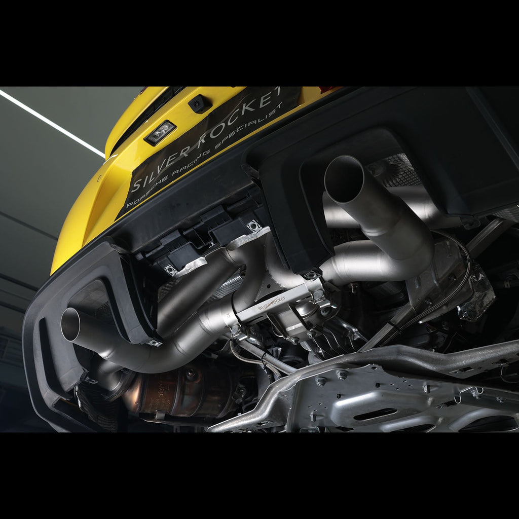 SR 3200G ONE-PIECE-TITANIUM ULTRALIGHT RACE PIPE FOR PORSCHE GT4 RS [PORSCHE 718 GT4 RS/Spyder, GT4 RS Clubsport/Leichtbau]