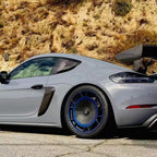 SR DRY CARBON FIBER R-HR AERODISC (for Aluminum REAR Rims) [PORSCHE 718 GT4 RS]
