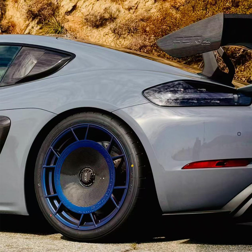 SR DRY CARBON FIBER R-HR AERODISC (for Magnesium REAR Rims) [PORSCHE 718 GT4 RS]