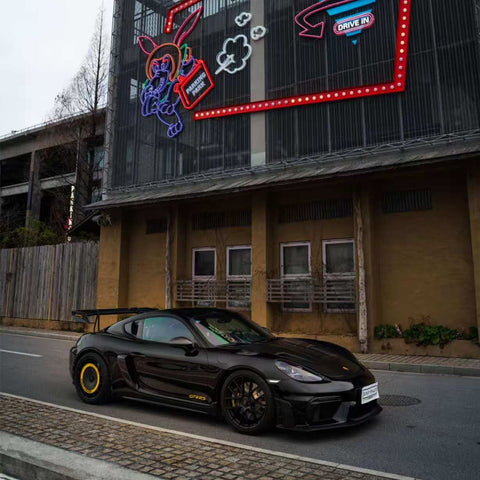 SR DRY CARBON FIBER R-HR AERODISC (for Magnesium REAR Rims) [PORSCHE 718 GT4 RS]