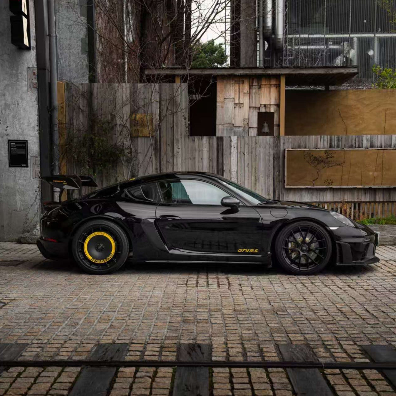 SR DRS-1 FLEX-CARBON SWAN NECK WING [PORSCHE 718/GT4/RS]
