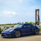 SR DRY CARBON FIBER R-HR AERODISC (for Aluminum REAR Rims) [PORSCHE 718 GT4 RS]