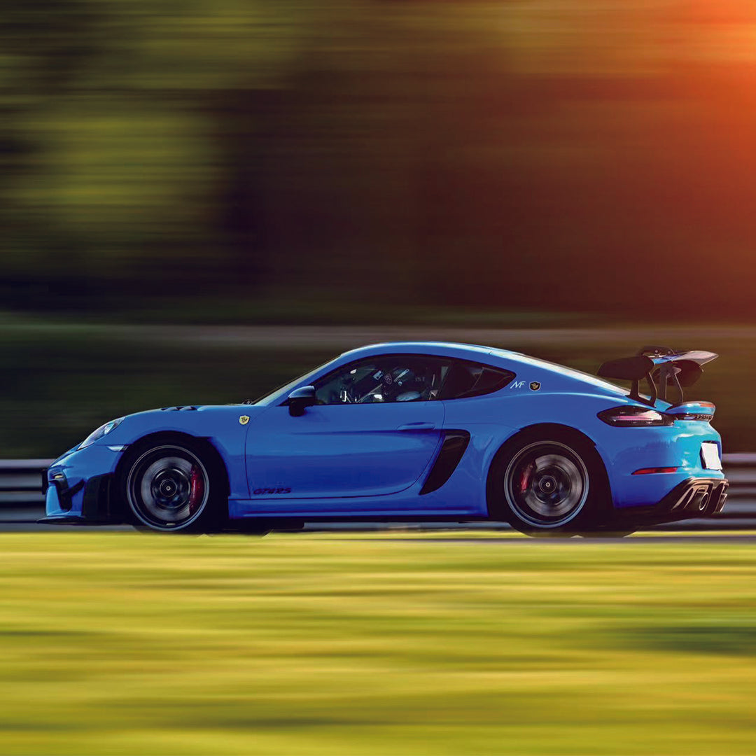 SR GT4 RS DRY CARBON FIBER 3-INCH WING RISER [PORSCHE 718 Cayman GT4 RS]