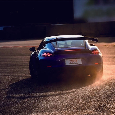 SR GT4 RS DRY CARBON FIBER 3-INCH WING RISER [PORSCHE 718 Cayman GT4 RS]