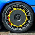 SR DRY CARBON FIBER TURBOFAN AERODISC PRO (for Aluminum FRONT Rims) [PORSCHE 718 GT4 RS]