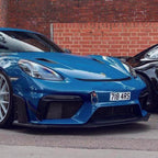 SR DRY CARBON FIBER LOWER SIDE SPOILER [PORSCHE 718 Cayman GT4 RS/Clubsport]