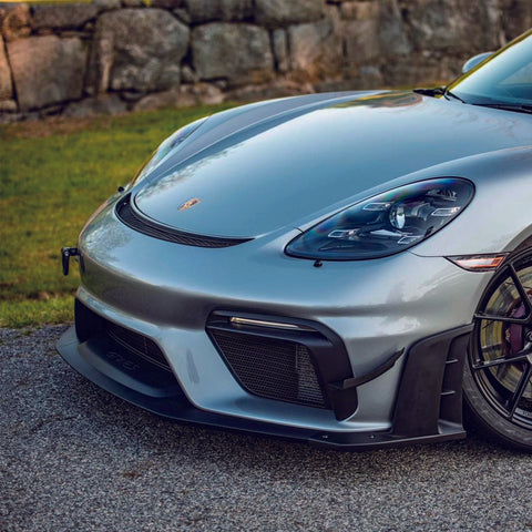 SR DRY CARBON FIBER LOWER SIDE SPOILER [PORSCHE 718 Cayman GT4 RS/Clubsport]