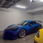 SR DRY CARBON FIBER LOWER SIDE SPOILER [PORSCHE 718 Cayman GT4 RS/Clubsport]