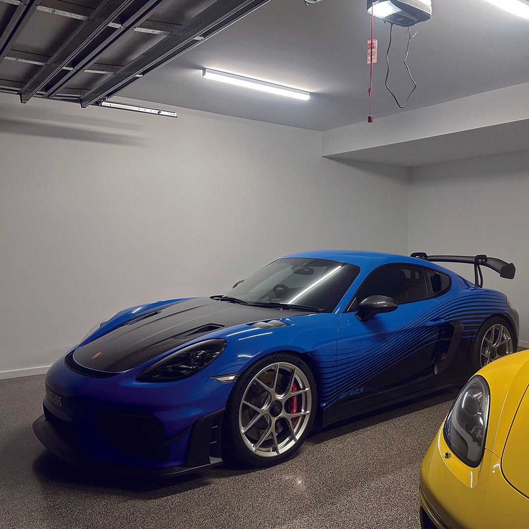 SR DRY CARBON FIBER LOWER SIDE SPOILER [PORSCHE 718 Cayman GT4 RS/Clubsport]