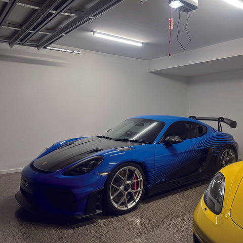 SR DRY CARBON FIBER LOWER SIDE SPOILER [PORSCHE 718 Cayman GT4 RS/Clubsport]