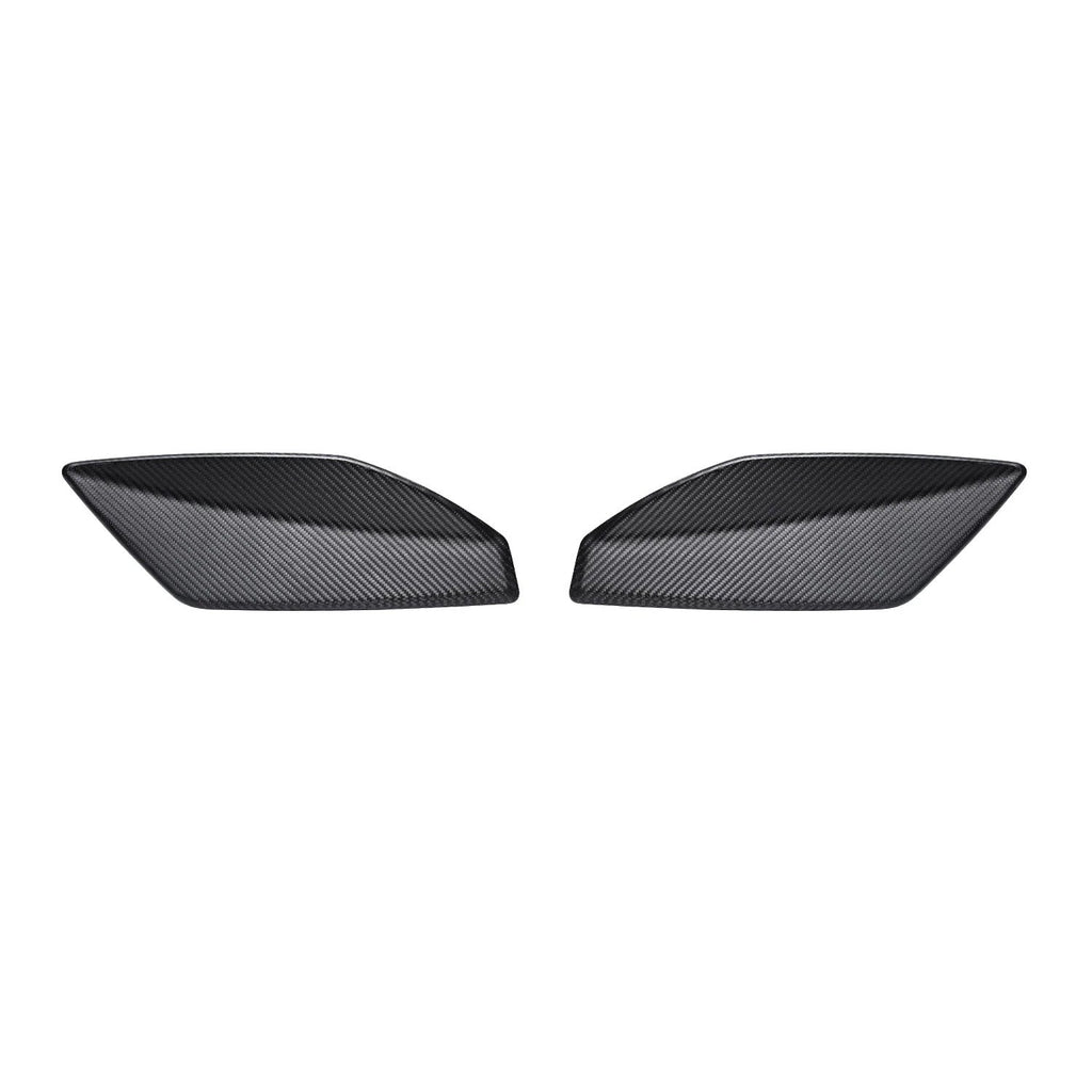 SR DRS-1 DRY CARBON FIBER ENDPLATES FOR GT4 RS OEM WING [PORSCHE 718 Cayman GT4 RS]