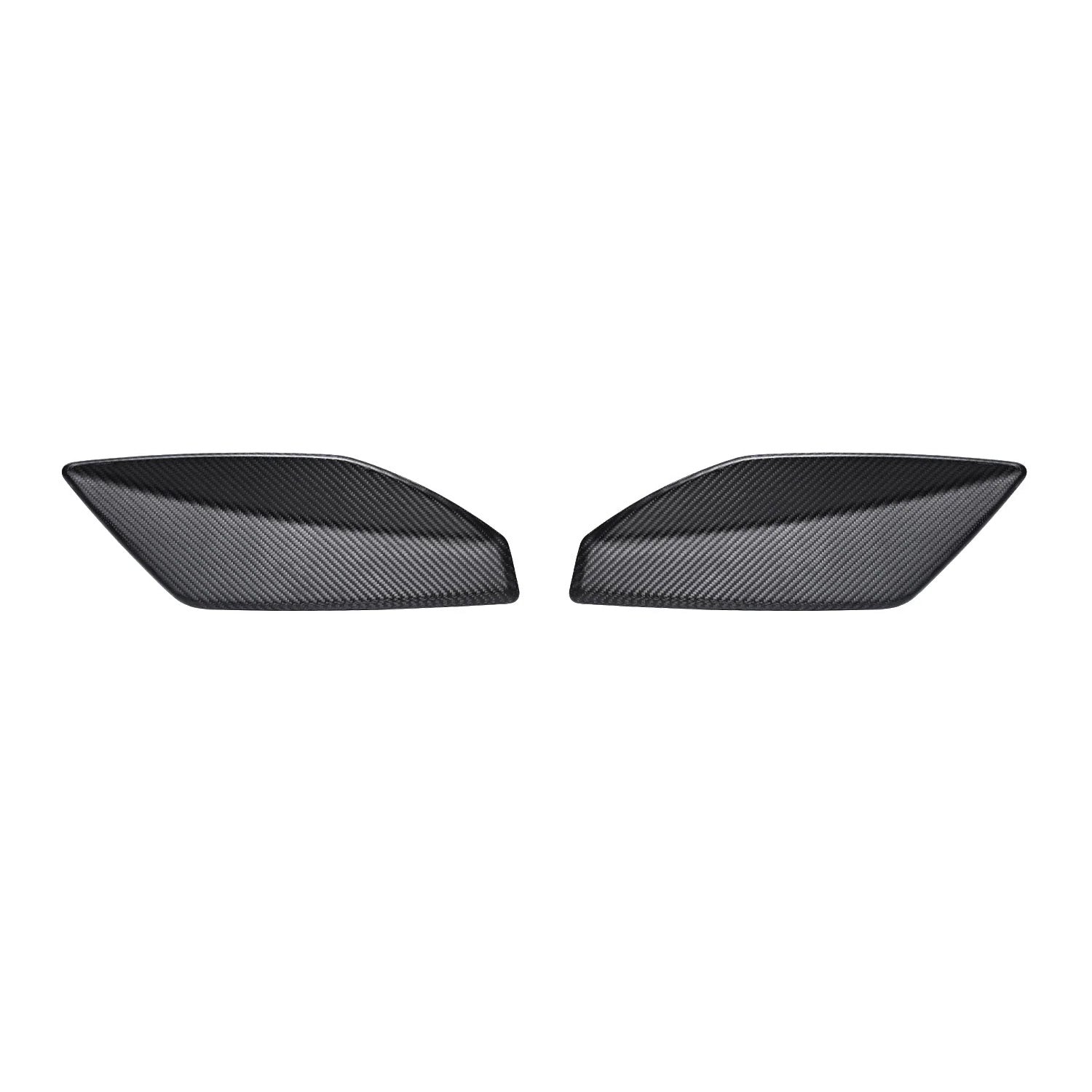 SR DRS-1 DRY CARBON FIBER ENDPLATES FOR GT4 RS OEM WING [PORSCHE 718 Cayman GT4 RS]