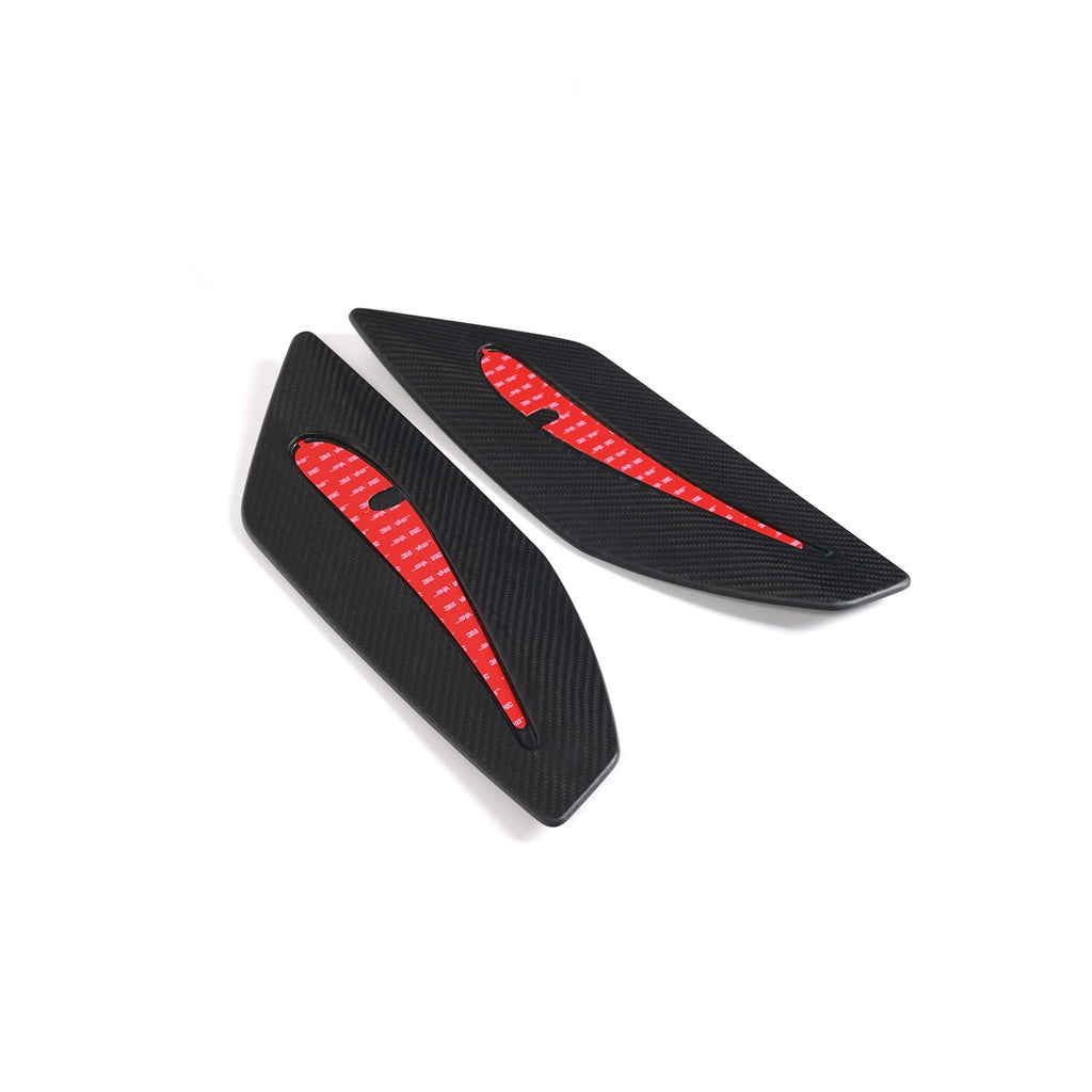 SR DRS-1 DRY CARBON FIBER ENDPLATES FOR GT4 RS OEM WING [PORSCHE 718 Cayman GT4 RS]