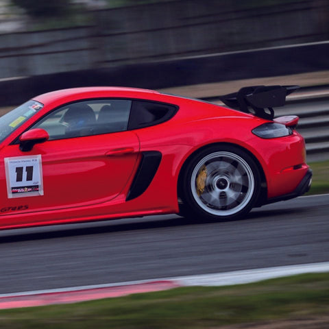 SR GT4 CLUBSPORT FLEX-CARBON SWAN NECK WING V2.0 [PORSCHE 718 Cayman GT4 RS/ClubSport]