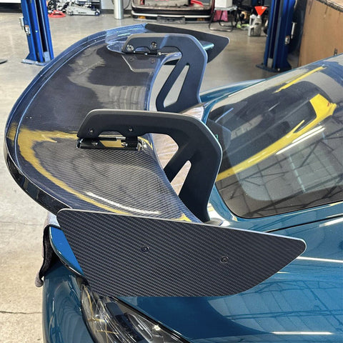 SR GT4 CLUBSPORT FLEX-CARBON SWAN NECK WING V2.0 [PORSCHE 718 Cayman GT4 RS/ClubSport]