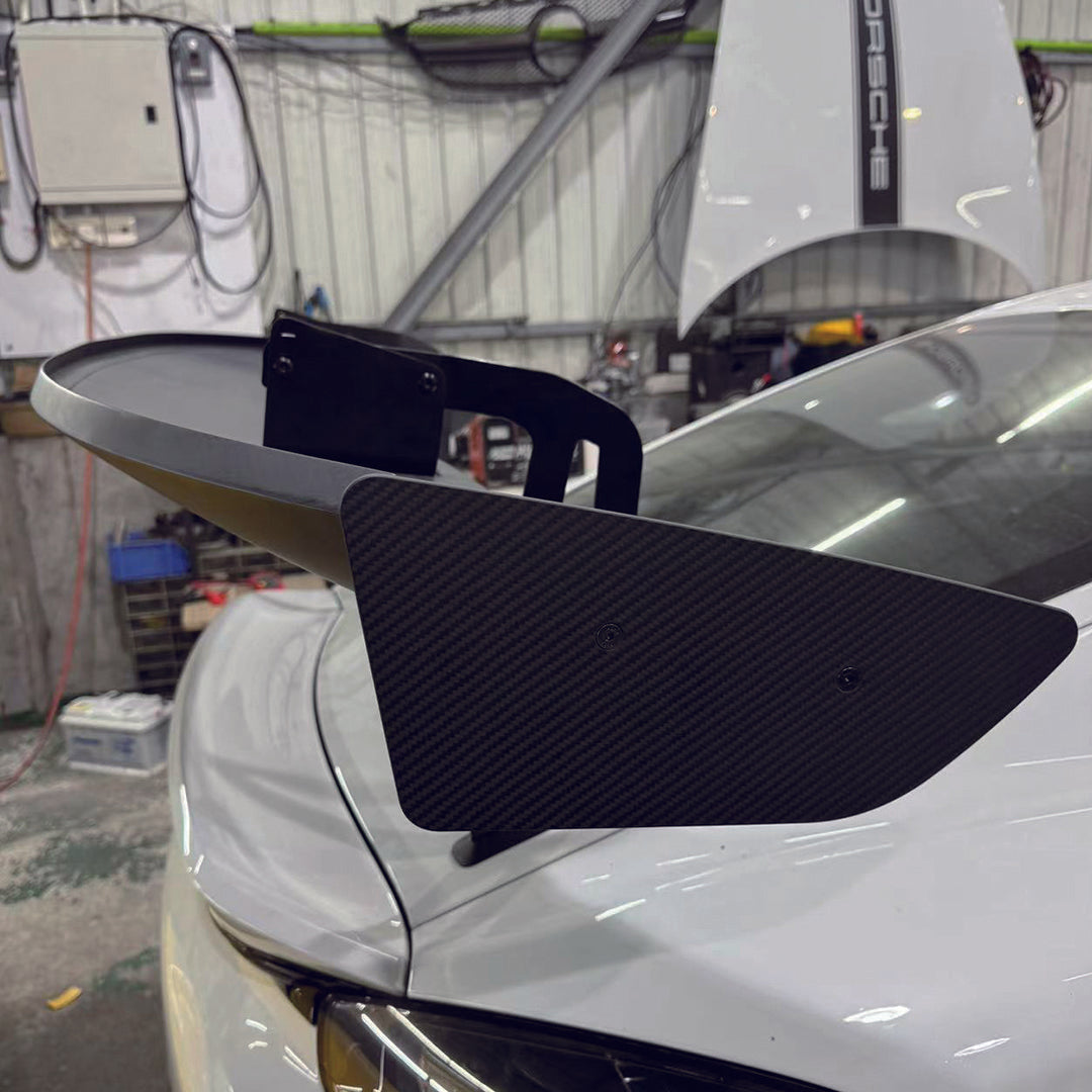 SR GT4 3-INCH SWAN NECK WING RISER - OEM 2017 ALUMINIUM [PORSCHE 718 GT4 / 981 GT4]