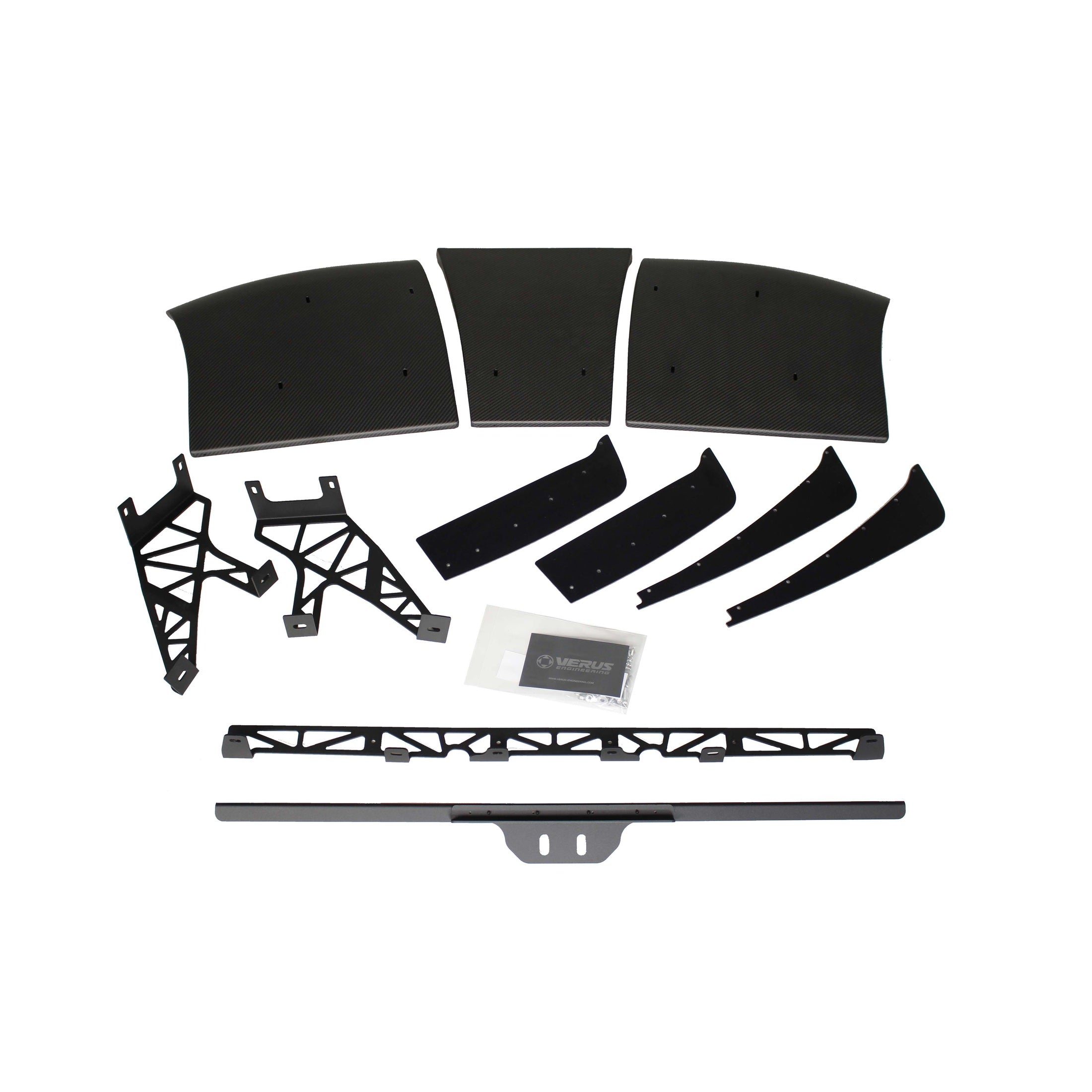 Verus Engineering Carbon Rear Diffuser - Porsche 981 Cayman